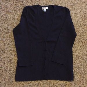Ann Taylor navy blue cardigan